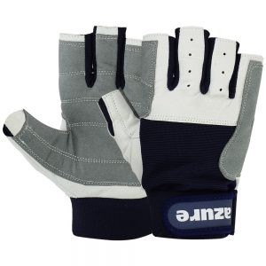 Ronstan Sticky Race Gloves W-3 Full & 2 Cut Fingers - Grey - Small